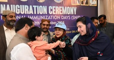 Inauguration of Anti-Polio Campaign in Nawabshah by Bibi Aseefa Bhutto Zardari and Faryal Talpur